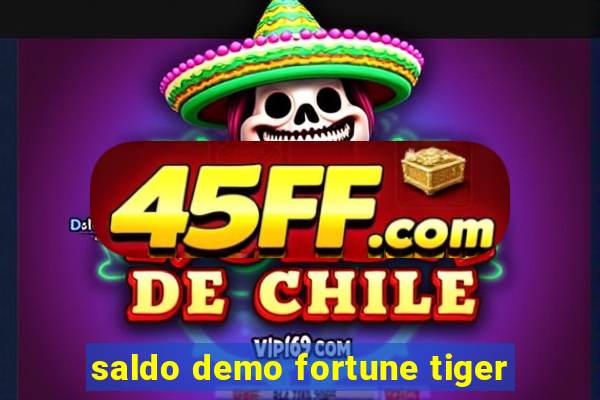 saldo demo fortune tiger